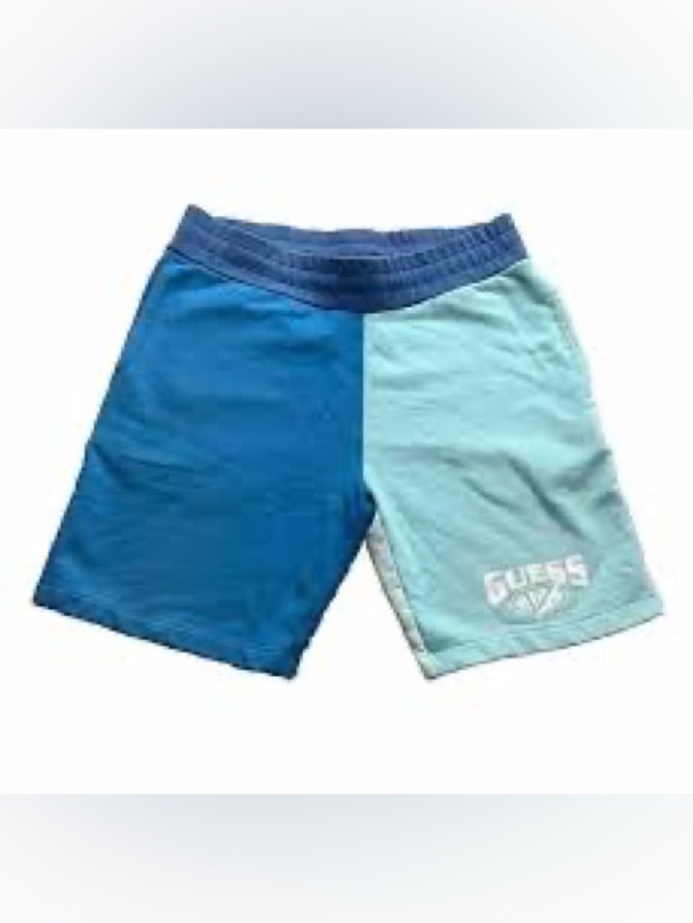 Guess Kids Two-Tone Blue & Light Blue Shorts